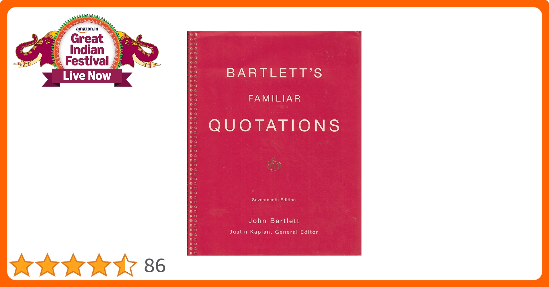 Bartlett's Familiar Quotations: A Collection of Passages